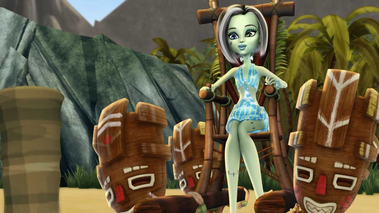 Monster High - Menekülés koponya-szigetről online