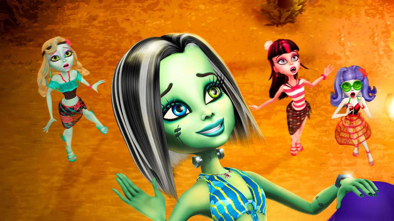 Monster High - Menekülés koponya-szigetről online