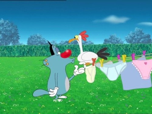 Oggy és a svábbogarak 3. évad 17. epizód online