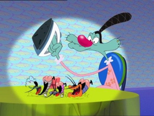 Oggy és a svábbogarak 3. évad 30. epizód online