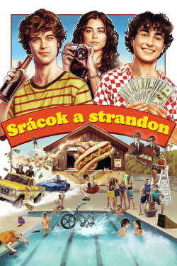 Srácok a strandon poszter