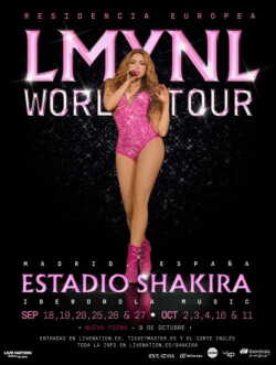 Shakira Live from Madrid poszter