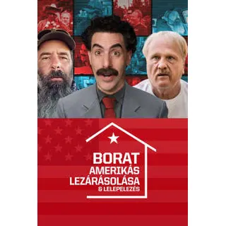 Borat amerikás lezárásolása és leleplezése poszter